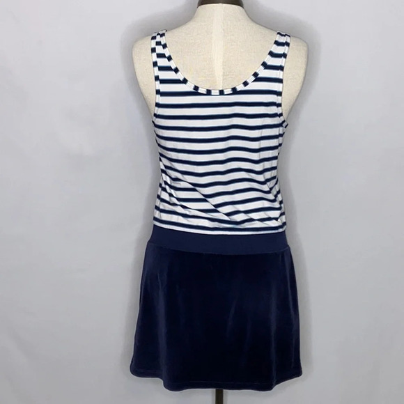 Juicy Couture Striped Tank Velour Skirt Dress - S - Picture 3 of 8